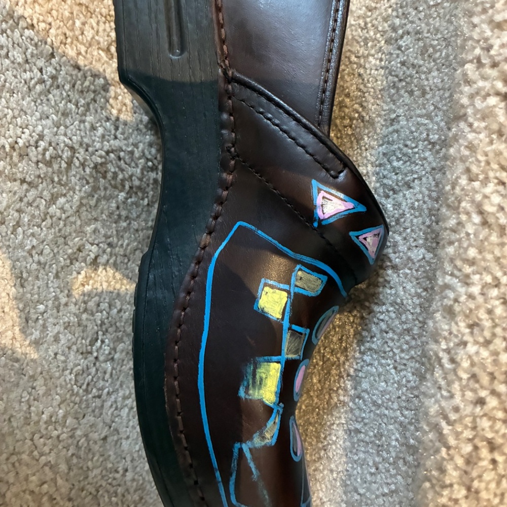Hand Painted Danskos Womens Size 11 - Picture 3 of 8
